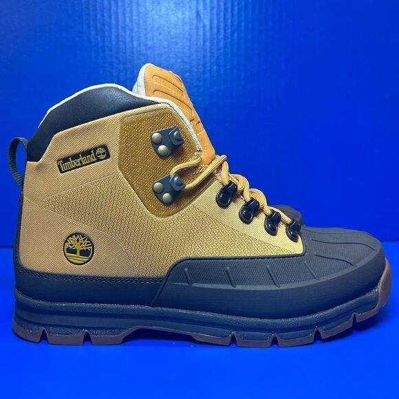 Timberland Mens Euro Hiker Jacquard Shell Toe Work Boots in Wheat 10.5 - Picture 5 of 9